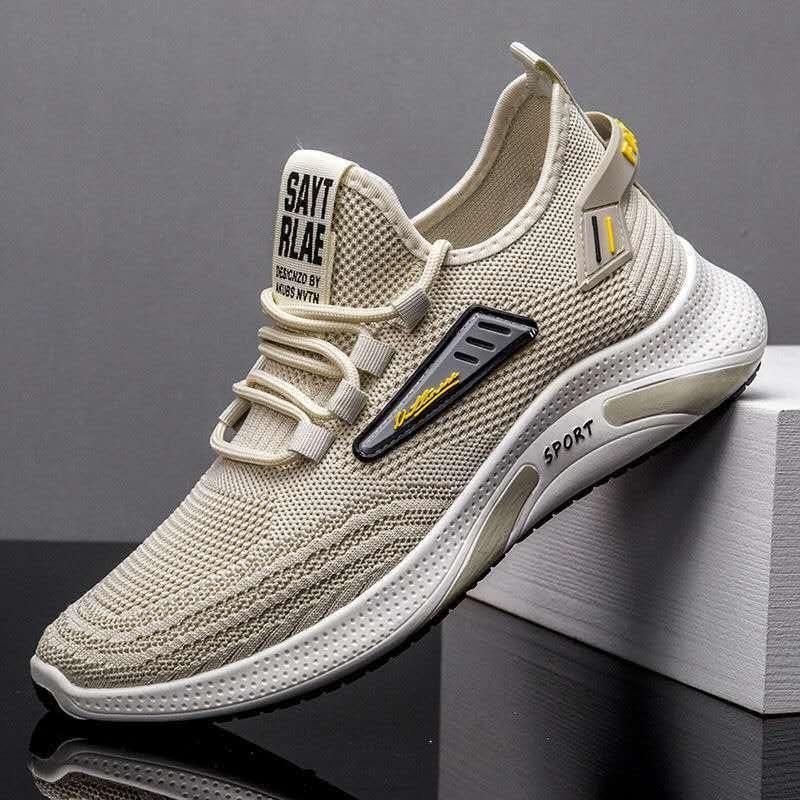 Men's Shoes Knitted Spring and Autumn New Classic Shoes Round Head Sports Casual Shoes