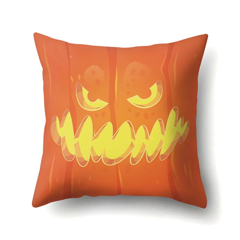 Halloween Pillowcase Car Waist Pillow Pumpkin Sofa Cushion Cover Office Home Living Room Pillowcase