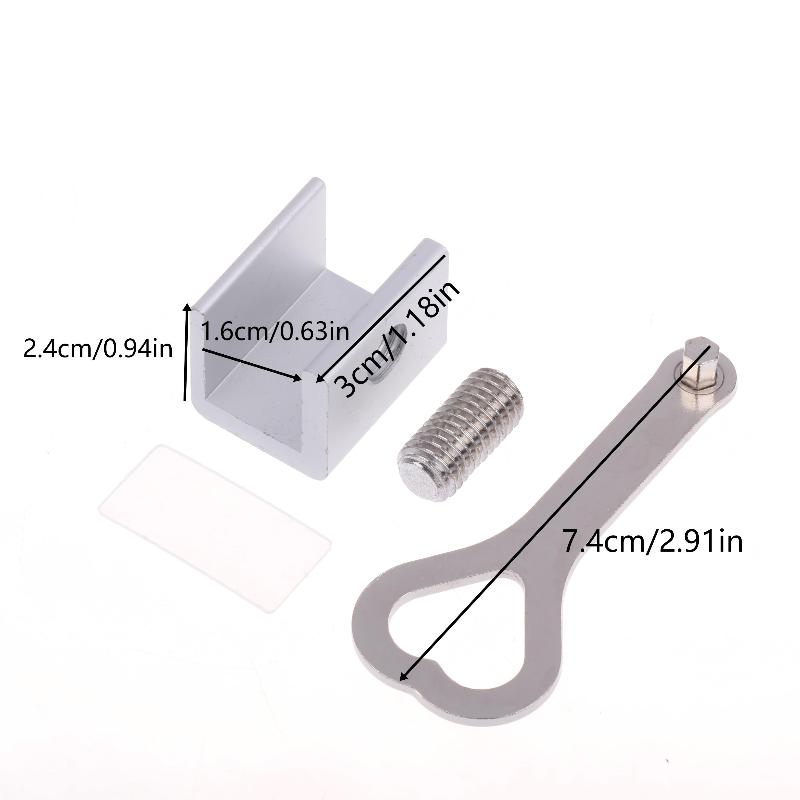 Adjustable Window Locks Sliding Sash Stopper Safety Window Lock With Keys Kids Child Safety Doors Locks Anti-Theft Lock