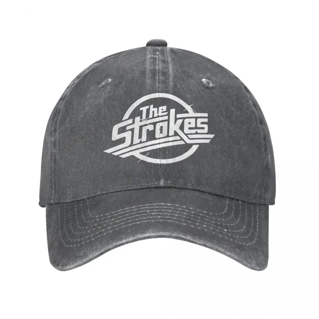 Strokes Rock Music Unisex Cappellino da Baseball da Donna Cotone Usurato Cappelli Cappellino Vintage Attività all'Aperto Vestibilità Regolabile Cappellino da Sole