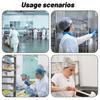 50/100pcs Disposable Bouffant Caps Stretch Net Hair Head Cover Non Woven Fabric Dust Strip Hat Cooking Kitchen Bathroom Supplies