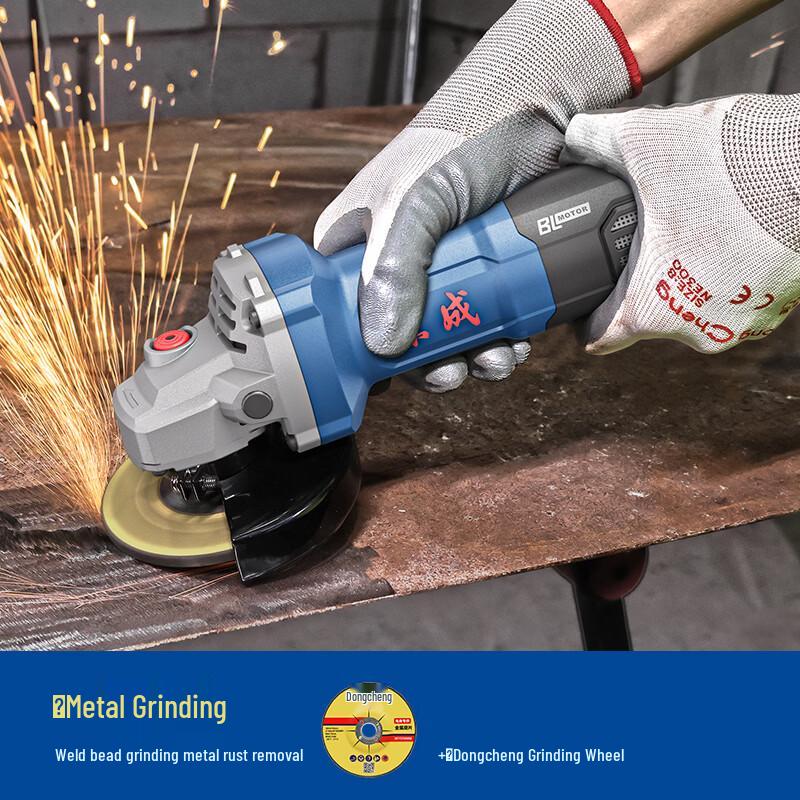 Dongcheng 1200W AC Brushless Angle Grinder S1M-FF-100BL CN plug (adapter included)