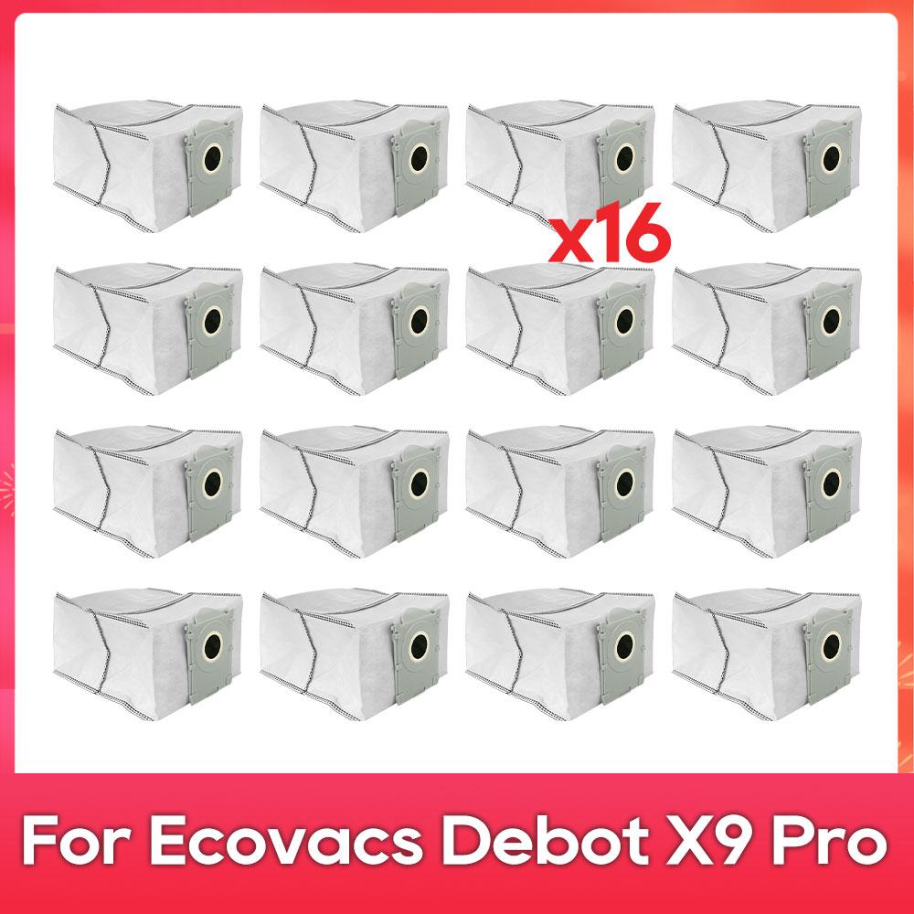 Passt für ( ECOVACS X9 PRO OMNI / X9 Pro ) Ersatzteile Zubehör Filter Haupt-Seitenbürste Walze Mopp Staubbeutel