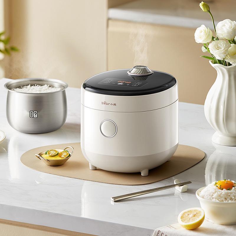 Olla Arrocera Oso 3L: Multifuncional, Antiadherente, Reserva Inteligente, Ideal para 1-3 Personas.