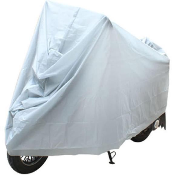 Motorcycle Cover, All Season Universal Motorcycle Rain Cover PEVA Rainproof Protective Motorbike Cover for Outdoor (M) M