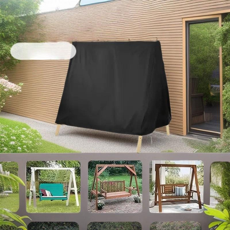 Outdoor A-Frame Hanging Rocking Chair Cover Anti UV Sunshade Garden Patio Swing Chair Waterproof Rattan Seat Furniture Cover