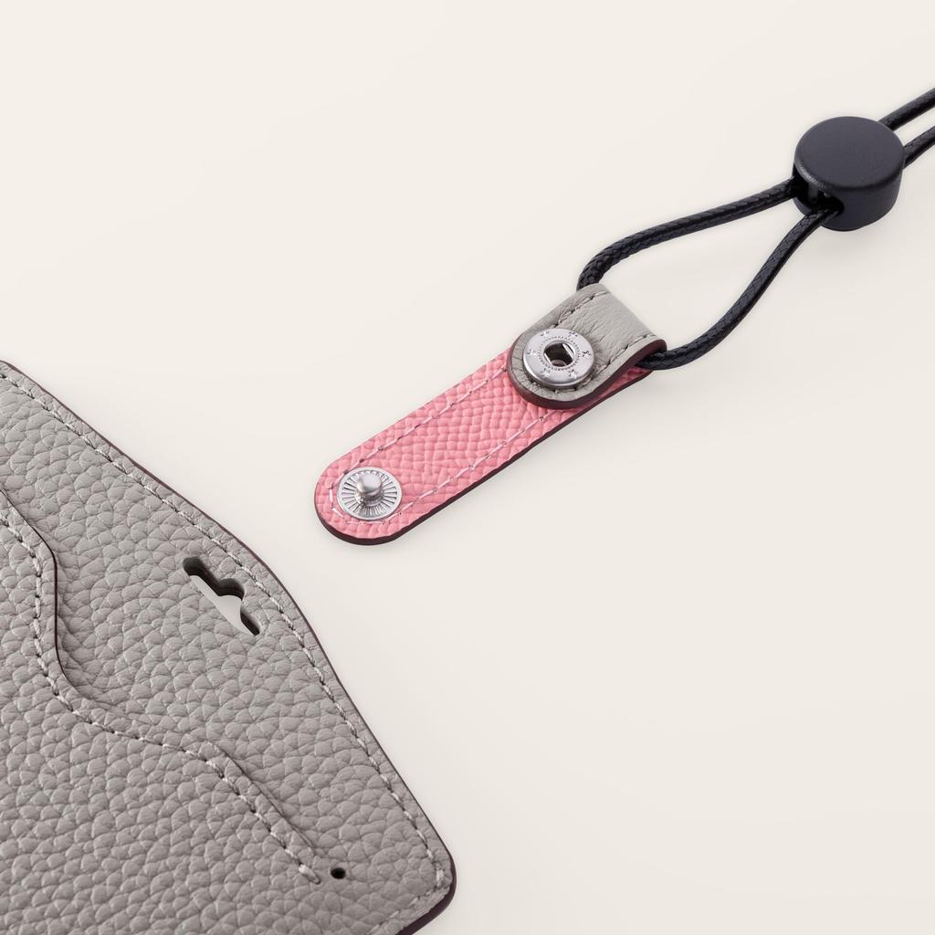 [COGURE] Cogure Genuine Leather ID Card Holder ID Card Case Pass Case Shrink Calf Leather Unisex High-Quality Handmade Gift Box Included Horizontal Et