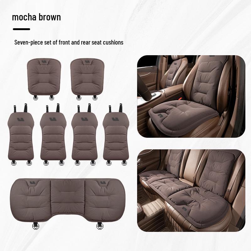 Four Seasons Breathable Car Seat Cushions: Ideal for Winter & Summer, Compatible with L6 L7 L8 L9 ONE MEGA Models, Full Set