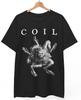 Coil Demon T-Shirt, Music Band Rock Unisex Black Shirt S-5XL Q4758