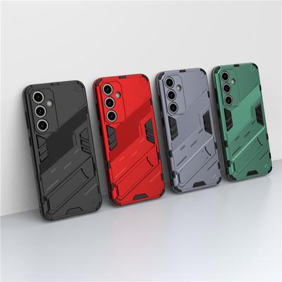 For Samsung Galaxy S24 FE Case For Samsung S24 FE Cover Punk Armor Shockproof Hard Rubber Bracket Bumper For Galaxy S24 FE