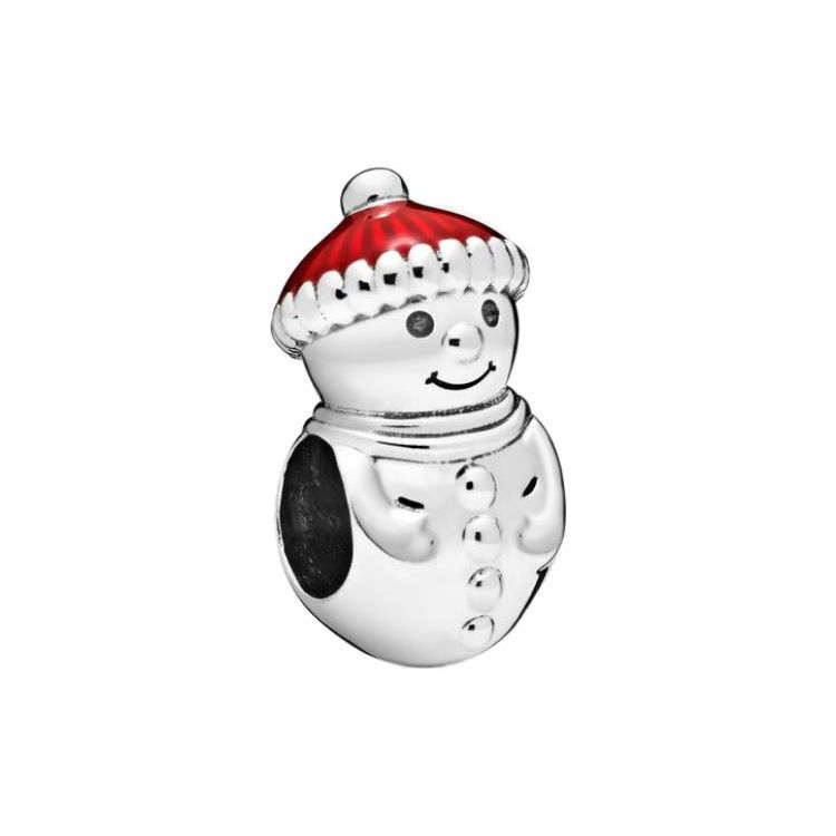 Pandora Moments Christmas Hat Snowman Charm Women charm Silver 798478C01 Silver,F
