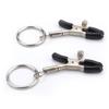 Nipple Clips Clamps Nipple Adjustable Pressure Breast Clamps Stainless Steel Non Piercing Nipple Rings For Women/Men