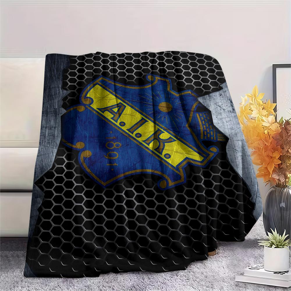 FootBall Club LOGO Print Flannel Blanket,High quality Comfortable for All Seasons,Home Decor,Warmth and Comfort,Perfect for Christmas Gifts