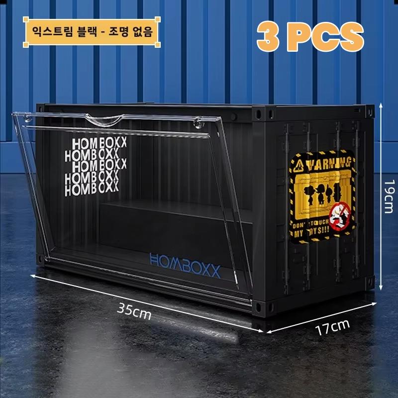 Illuminated Container Blind Box Organizer Dustproof Toys Display Box Nendoroid Magnetic Display Stand Collectibles Display