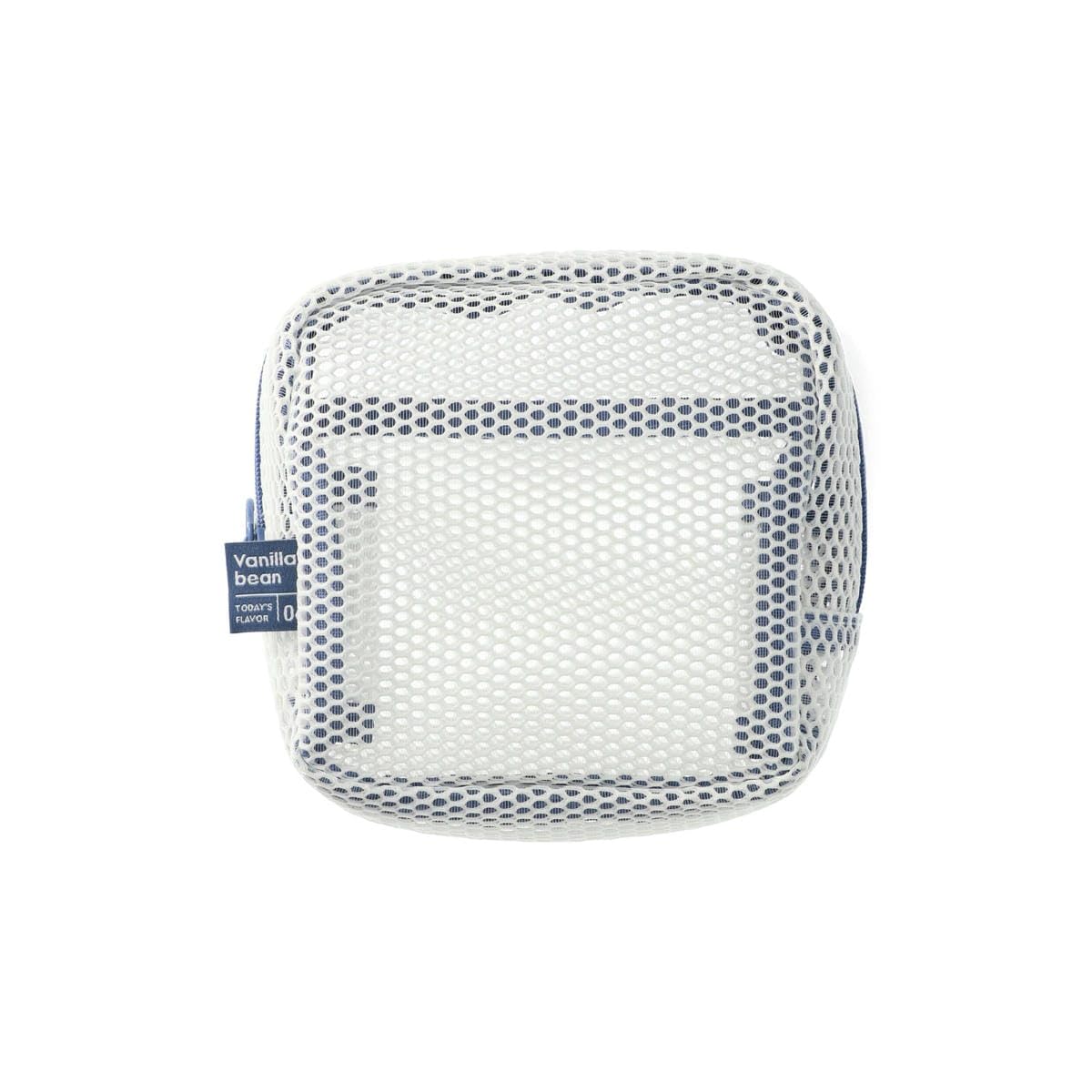 Square Pouch Mesh Collection Vanilla Beans MSH-PO18-WH