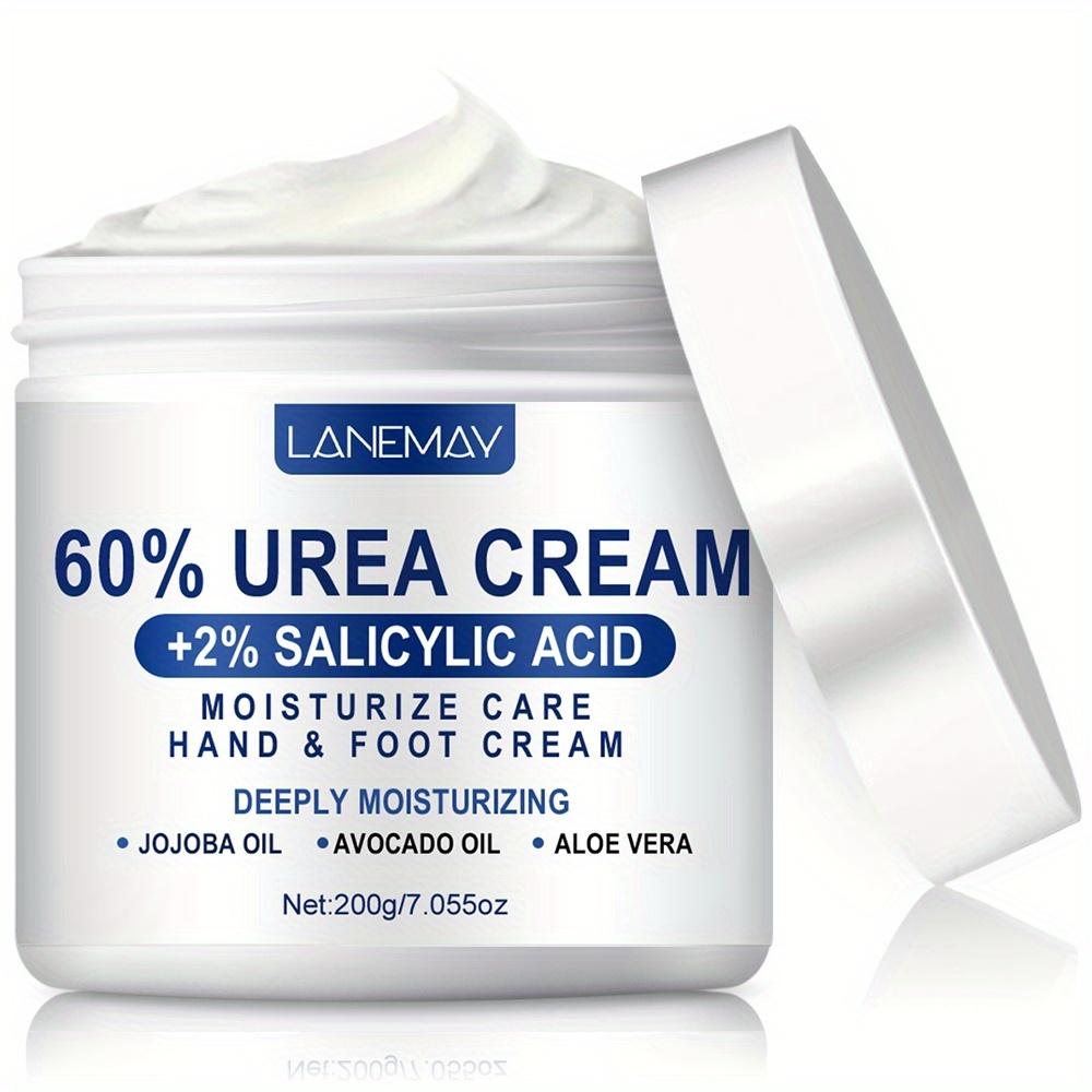 60% Urea Cream for Hand & Foot-Hydrating Moisturizer with Salicylic Acid & Glycerin,Improves Texture & Barrier, Softens Cracked Heels-Foot Moisturizer