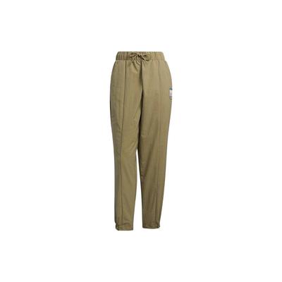 Neo Logo Print Lace-Up Breathable Casual Sports Pants Women Pants Brown HB4099