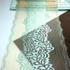 (3 Colors) 22.5cm wide Elastic Lace, Two Tone Stretch Lace Fabric for Lingerie, Bra, Underwear, Garment, Sewing & Crafting