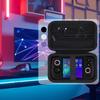 Khanka Aufbewahrungstasche für Anbernic RG Cube und Unisoc T820 Handheld-Spielekonsolen, Schwarz (Nur Fall)