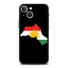 Custodia per Telefono Bandiera del Kurdistan Per iPhone 16 15 14 11 Pro Max 12 13 7 8 Plus X XR XS SE 2020 Morbida Nera