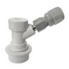 Compact Quick Connect Couplers for Home Brewing Kegs Nonrust Steel and ABS Materials Tool Releases Installation Wide Compatibility