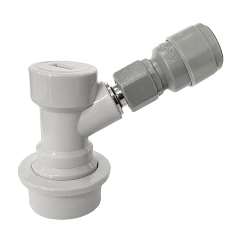 Compact Quick Connect Couplers for Home Brewing Kegs Nonrust Steel and ABS Materials Tool Releases Installation Wide Compatibility