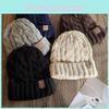 Wool Beanie Hat For Men And Women Winter Thick Knitted Windproof Casual Fashion Accessory
