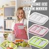 Ice Cream Roll Maker Machine With 2 Scrapers Ice Cream Maker Plate Multifunctional Diy Frozen Yogurt Maker Homemade Stir-fried