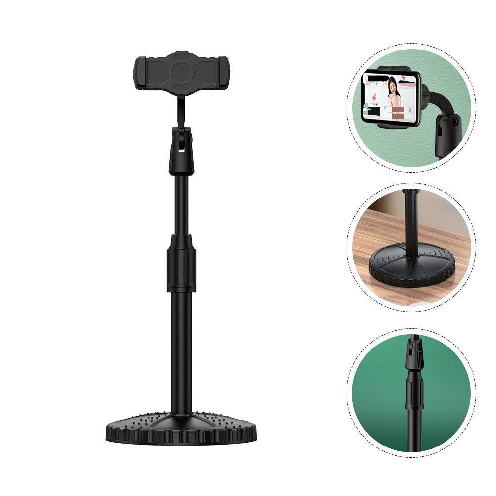 1PC Mobile Phone Holder With Adjustable Height, Multifunctional Desktop Stand For Live Video Recording, Watching Tv And Movies