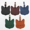 Tag PU Leather Cat Shape Airplane Suitcase Tag Travel Accessories Boarding Pass Luggage Tag