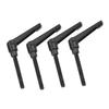 4PCS Metal Machine Knobs Adjustable Fixing Handle M8 Male Thread