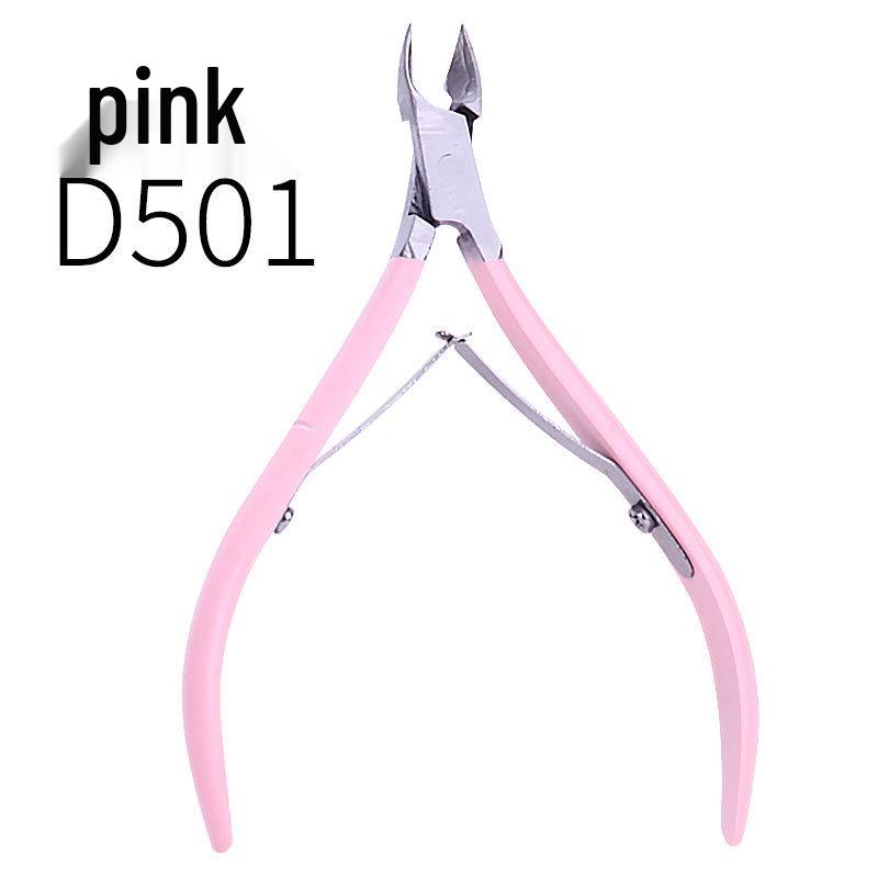 Stainless Steel Professional Cuticle Nippers for Manicure - Portable Nail Clippers and Forceps Tool for Hangnails