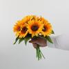 Desikaky Artificial Flowers Sunflower Silk Flower Bouquet 5 Heads 5 Pieces Artificial Potted Plant Bouquet Never Withers Flowers No Care Required