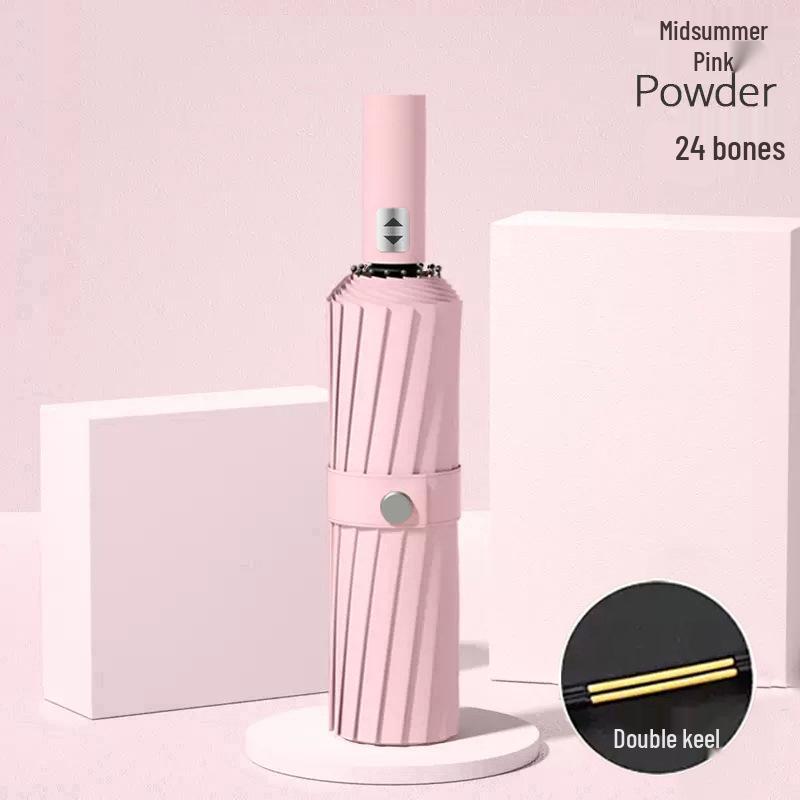 72-Rib Automatic Windproof UV Protection Umbrella: Extra Large, Foldable, Rain or Shine