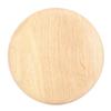 Round Wood Dish Multifunctional Fruit Serving Plate Handmade Decorative Tray for Dessert Coffee