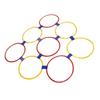 10PCS Kids Exercise Hoops Jumping Hopscotch Game Rings for Sensory Training Physical Fitness
