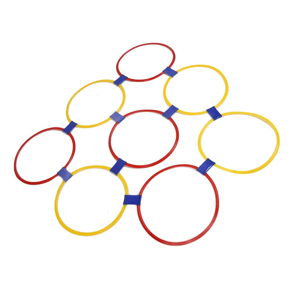 10PCS Kids Exercise Hoops Jumping Hopscotch Game Rings for Sensory Training Physical Fitness