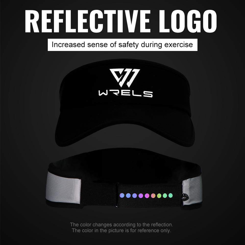 Anti-Uv Sports Visor Hat Quick Dry Sweat Absorb Wide Brim Empty Top Cycling Hat Lightweight Packable Cooling Stretchy Visor Hat
