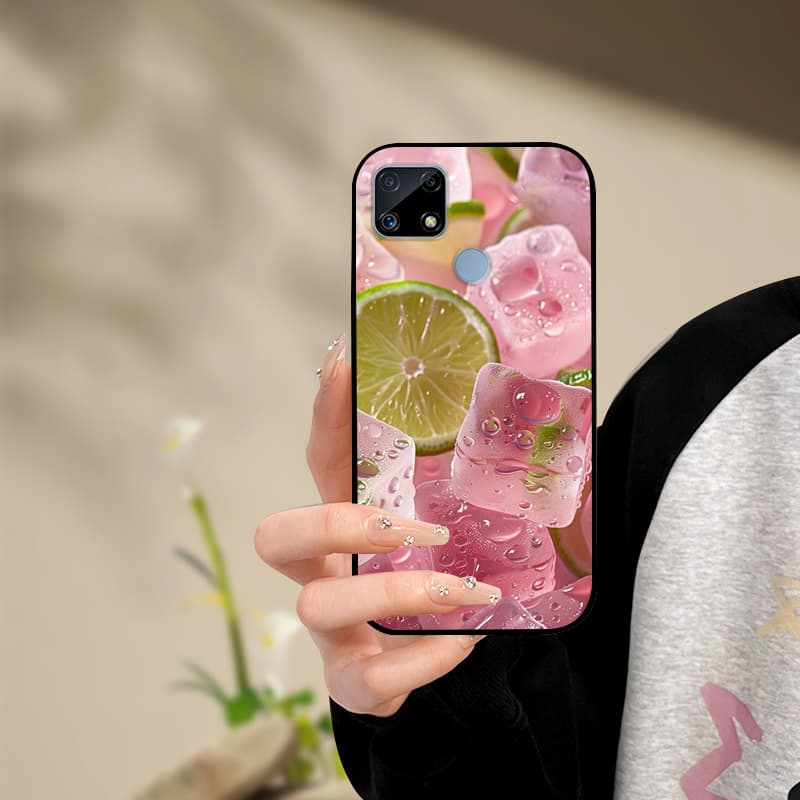 Silicone Phone Case For Realme C25s C25 Cover Painted Soft  For Realme C25 C25S C21 C21Y C25Y Phone Case RealmeC25s C 25 s Funda