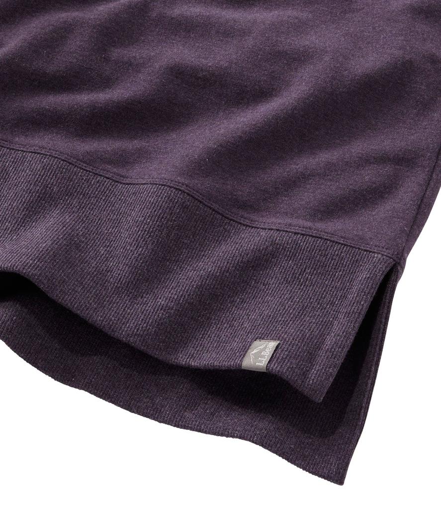 Cozy Split Hem US Fit Regular L Toffee Heather Brown 1000161754 L.L.Bean Women's L.L.Bean Sweatshirt,