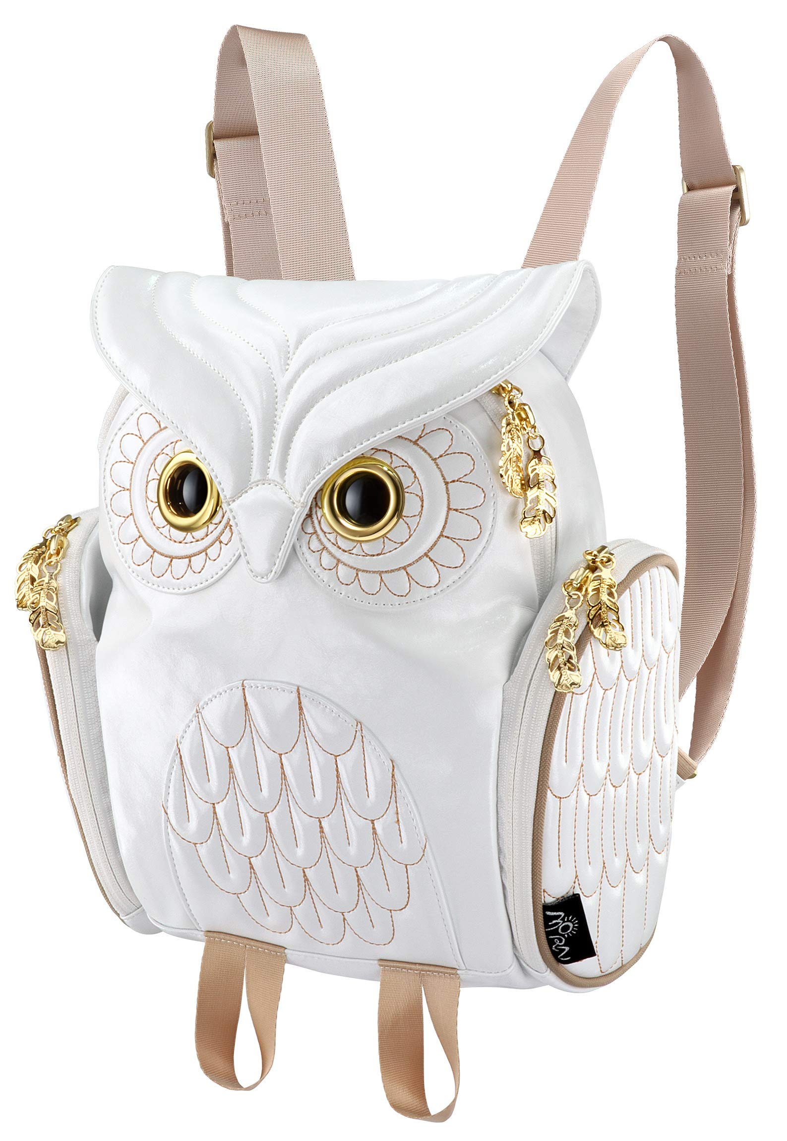 

Рюкзак Owl Classic WHT [Morn Creations] Жіночий OW-376 білий