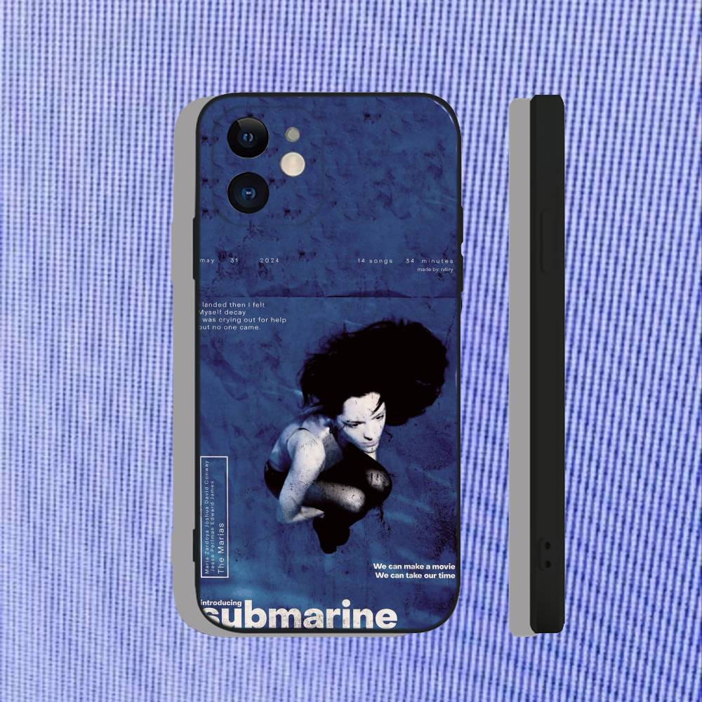 

THE MARIAS Back To Me For iPhone 17,16,15,14,13,12,11,Air,X,XR,Pro,Max,Plus Black Soft Silicone Cover Phone Case iPhone13PROMAX