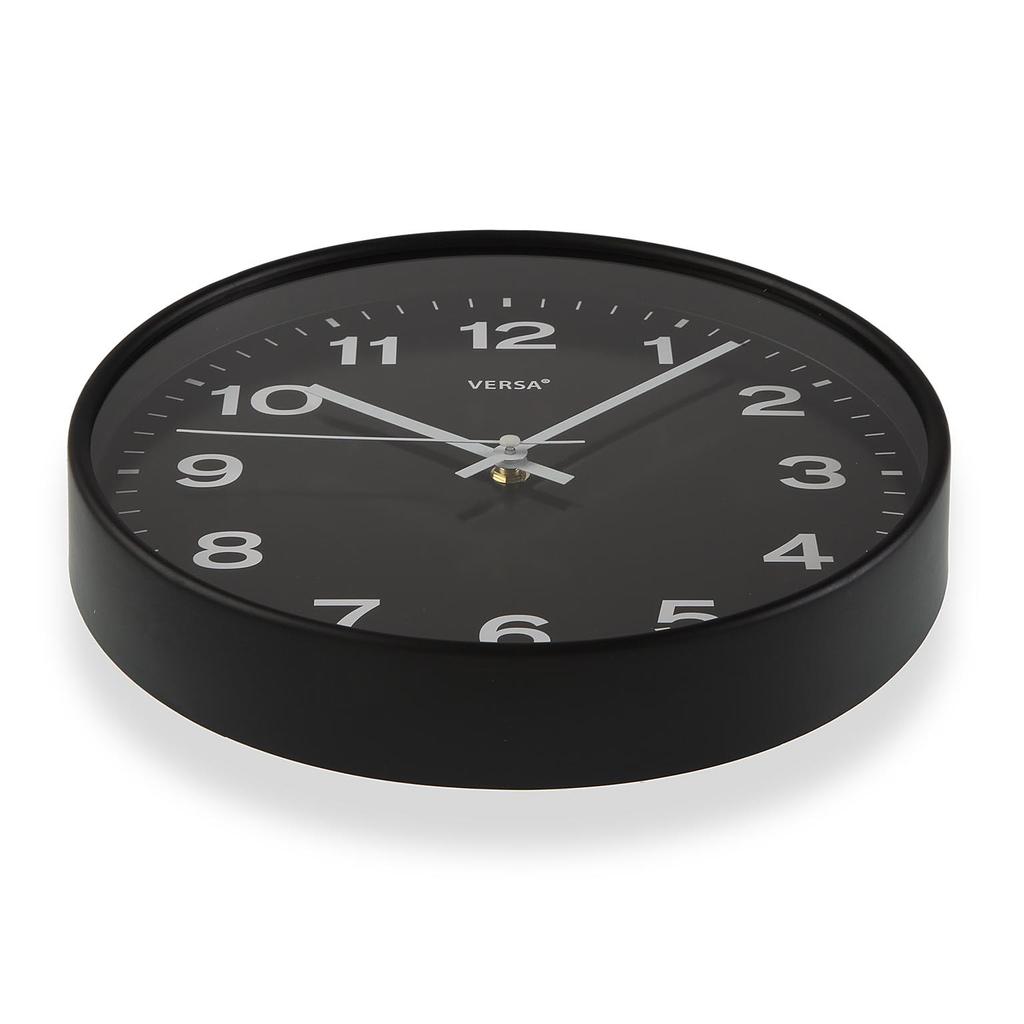 Black Kitchen Clock 30.5 CM
