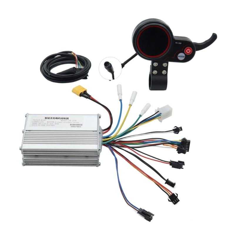 Contrôleur de Vitesse LCD Haute Visibilité Vélo Électrique VTT Trottinettes Affichage Construction Résistante aux Chocs