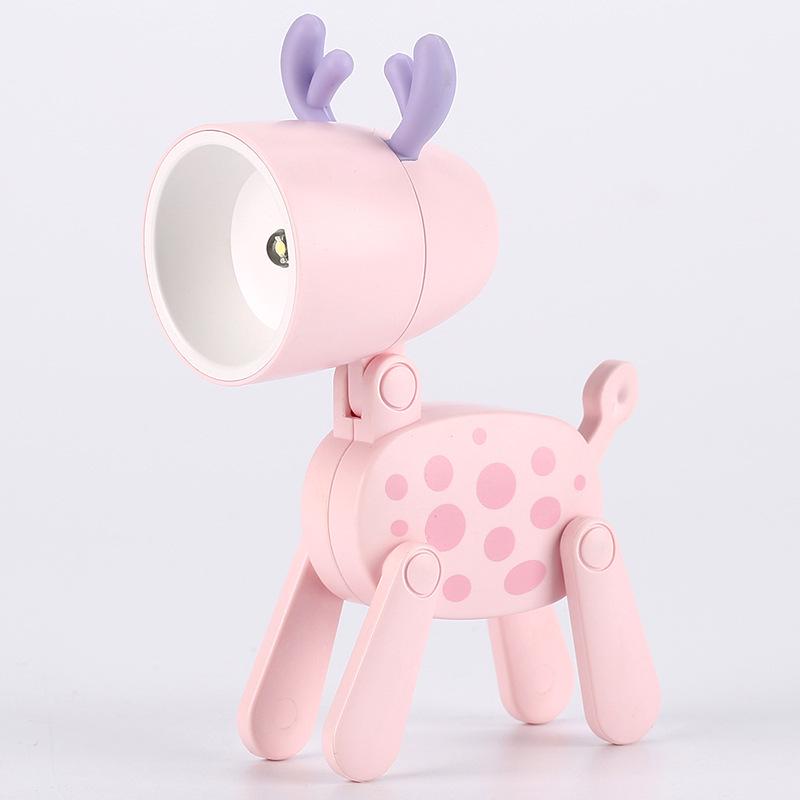 Spotted Puppy Mini Night Light - Cute DIY Cartoon Lamp for Desk