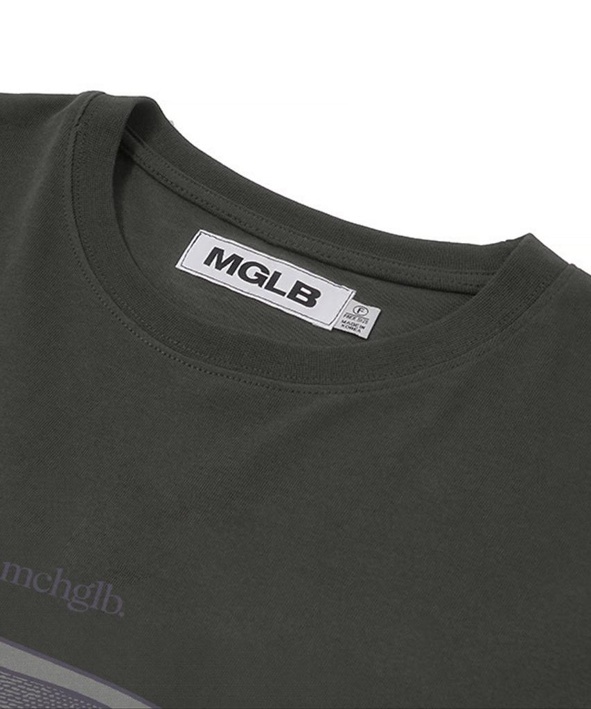 MATCHGLOBE David Face Cut Oversized Tee (Dark Gray)