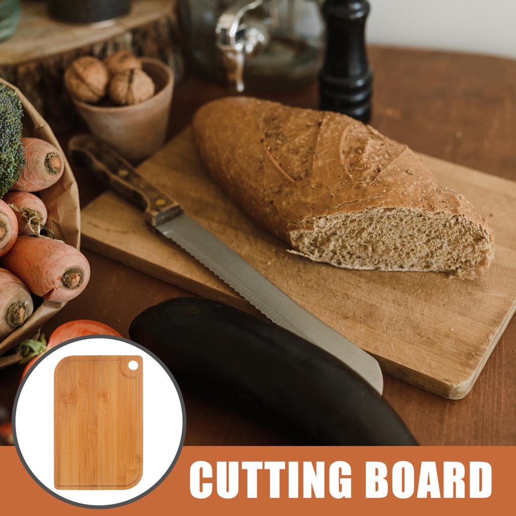 Bamboo Chopping Multifunctional Kitchen Cutting Board With Juice Groove Reusable Vegetable Fruit Meat Prep Board