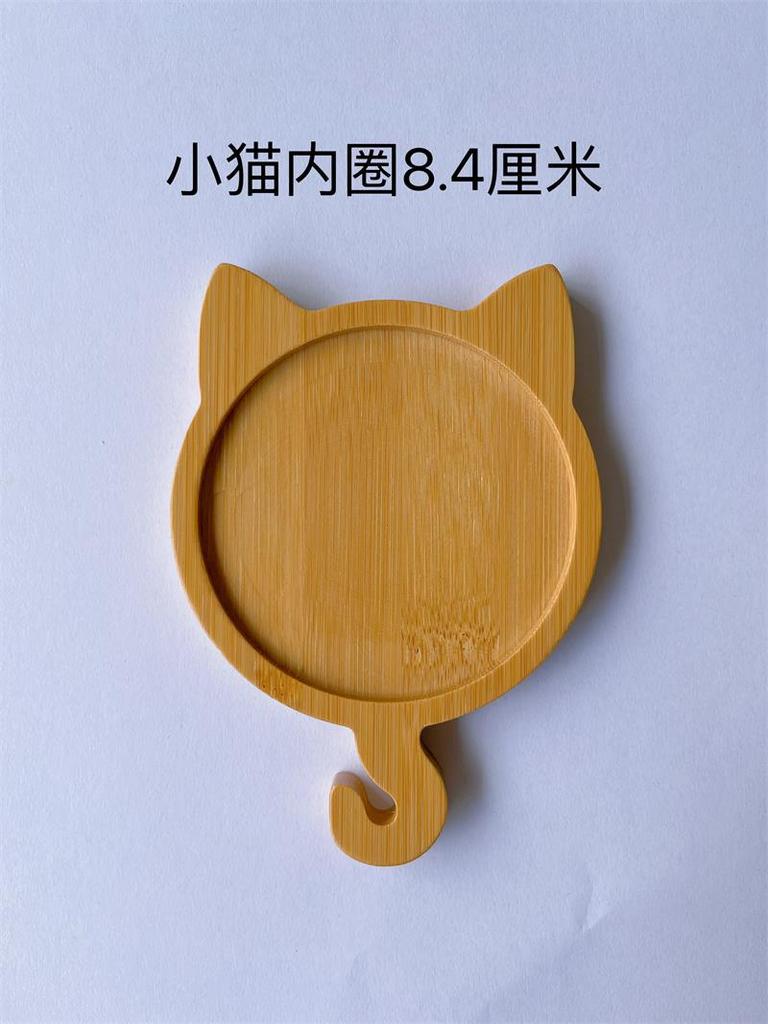 Round Bamboo‑Wood Coaster Blanks, DIY Mosaic Succulent Base Tray, Unfinished Wooden Craft Coaster for Handmade Project