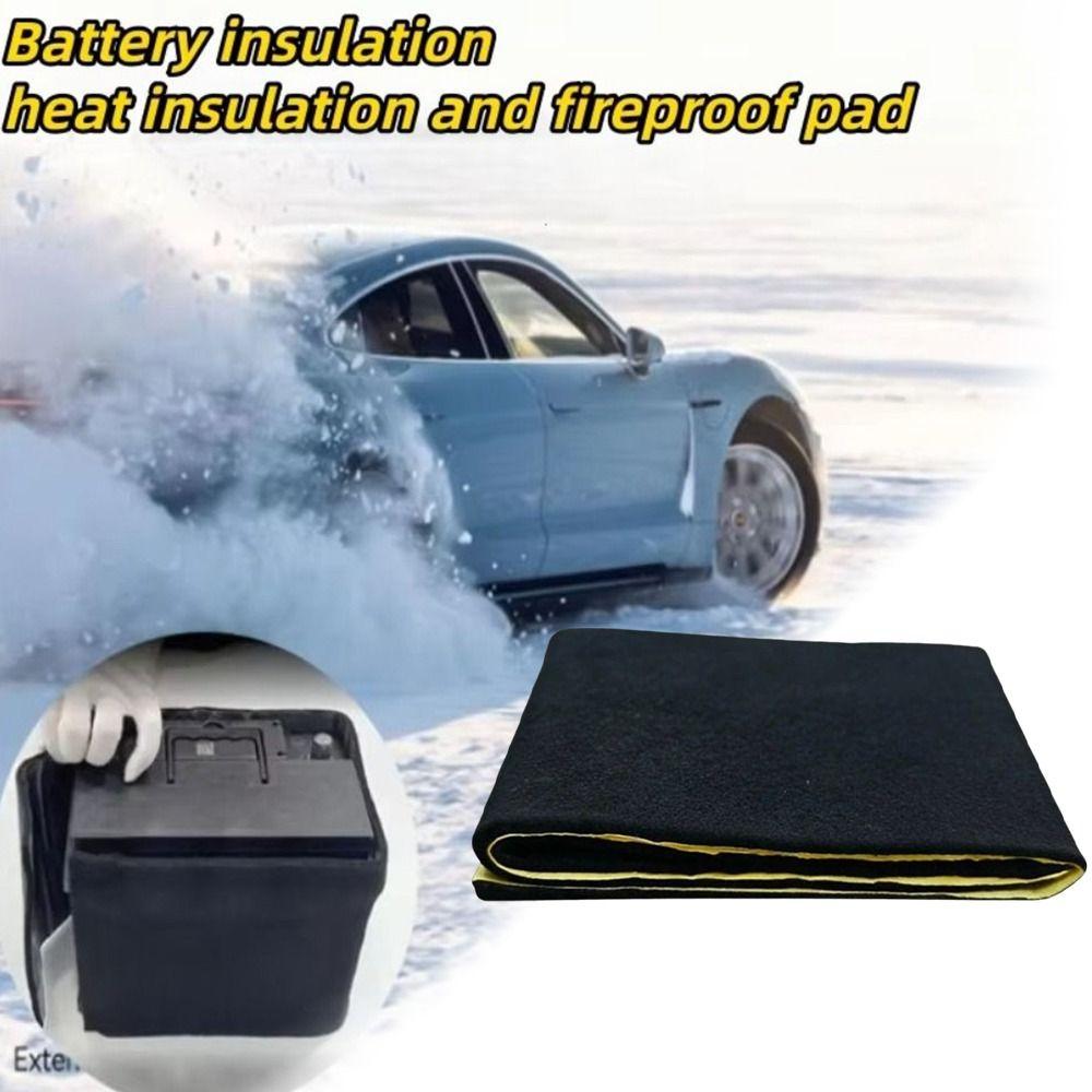 Thermal Car Battery Blanket Fireproof Battery Insulation Cover Automotive Battery Insulation
