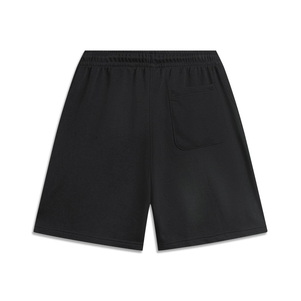 Li Ning Basketball Series Bad Five Letter Mid Waist Breathable Lace Up Casual Shorts Men shorts AKSV749-3